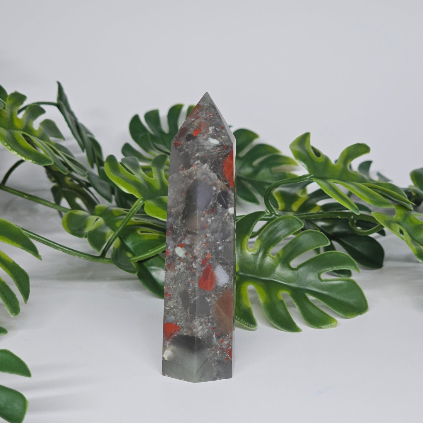 African Bloodstone Jasper Tower | B