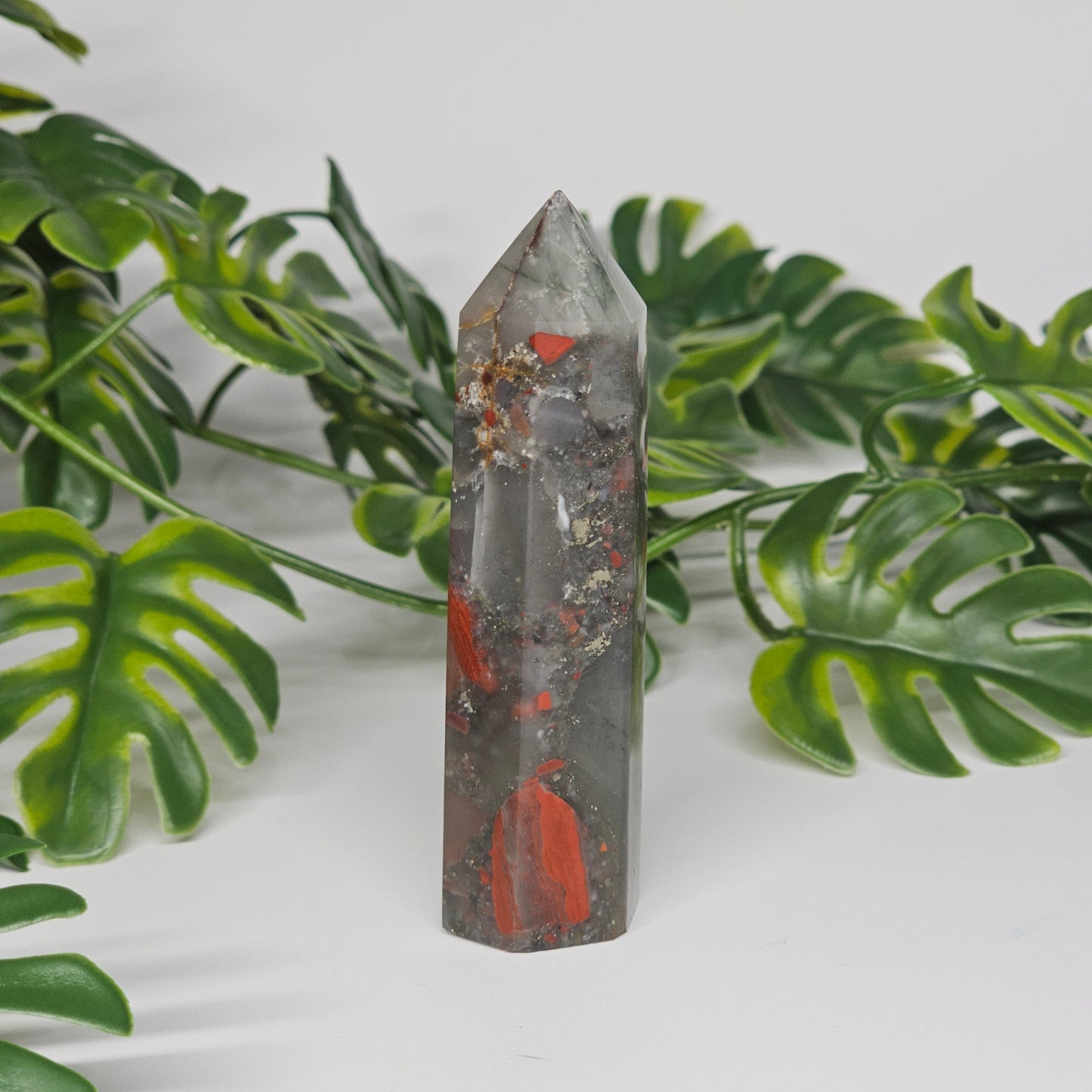 African Bloodstone Jasper Tower | C
