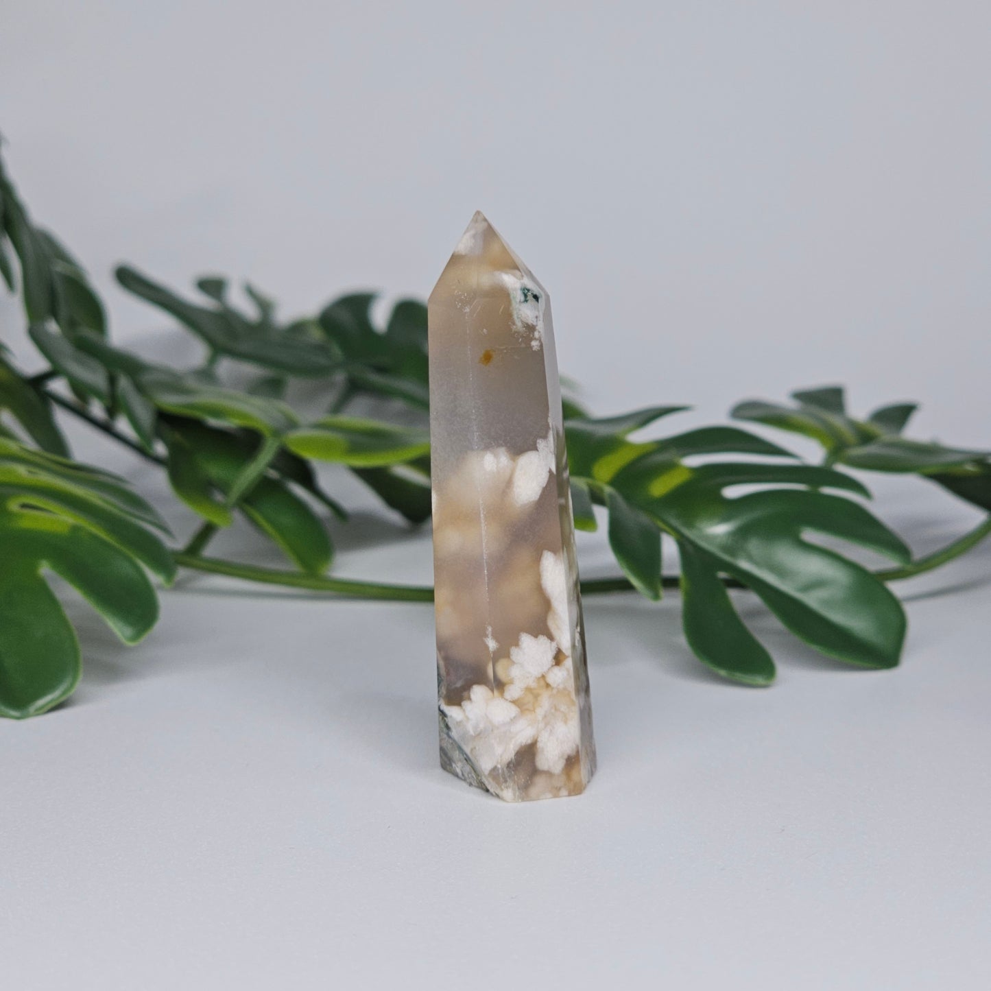 Flower Agate Tower Crystal Point | Growth & Blooming Stone | A