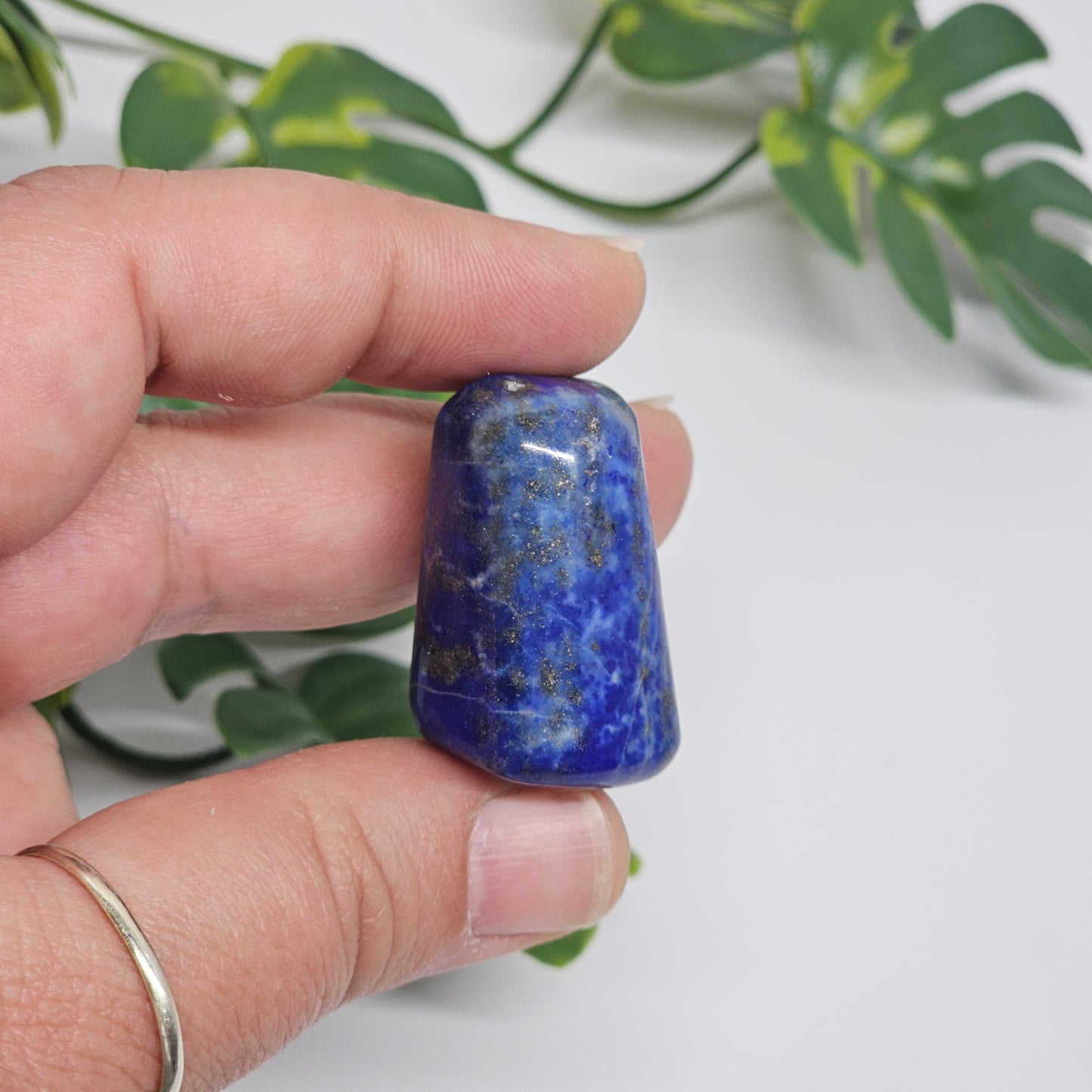AA Grade Lapis Lazuli | Large Polished Tumble Stone | Option A