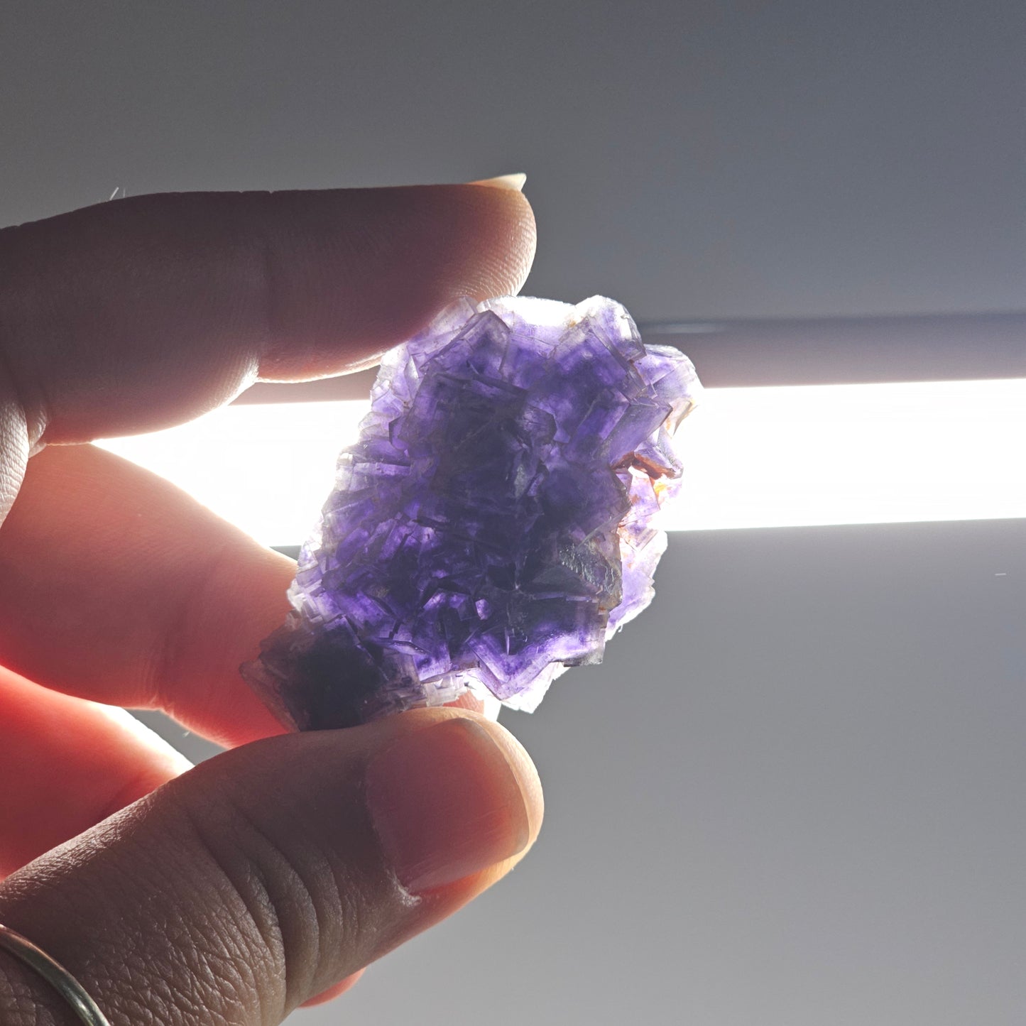 Raw Purple Fluorite Cluster Specimen | Zhejiang, China