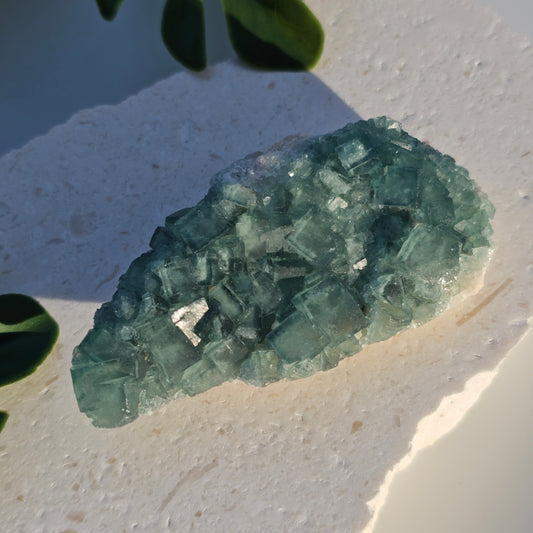 Colour-Change Fluorite on Matrix | Specimen B | Green to Blue Daylight Fluorite | UV Reactive | Madagascar