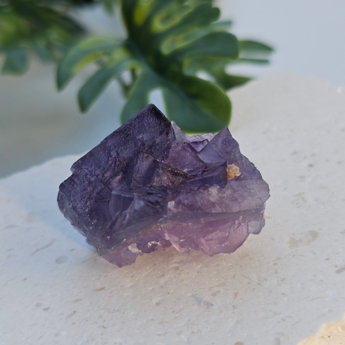 Raw Purple Fluorite Cluster Specimen | Xinjang, China