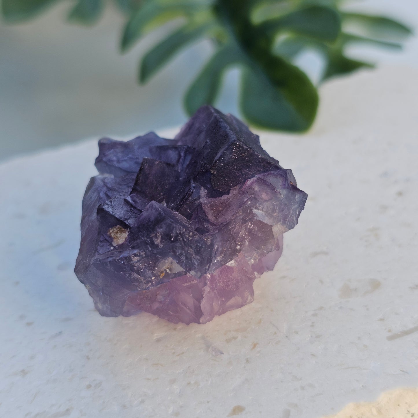 Raw Purple Fluorite Cluster Specimen | Xinjang, China