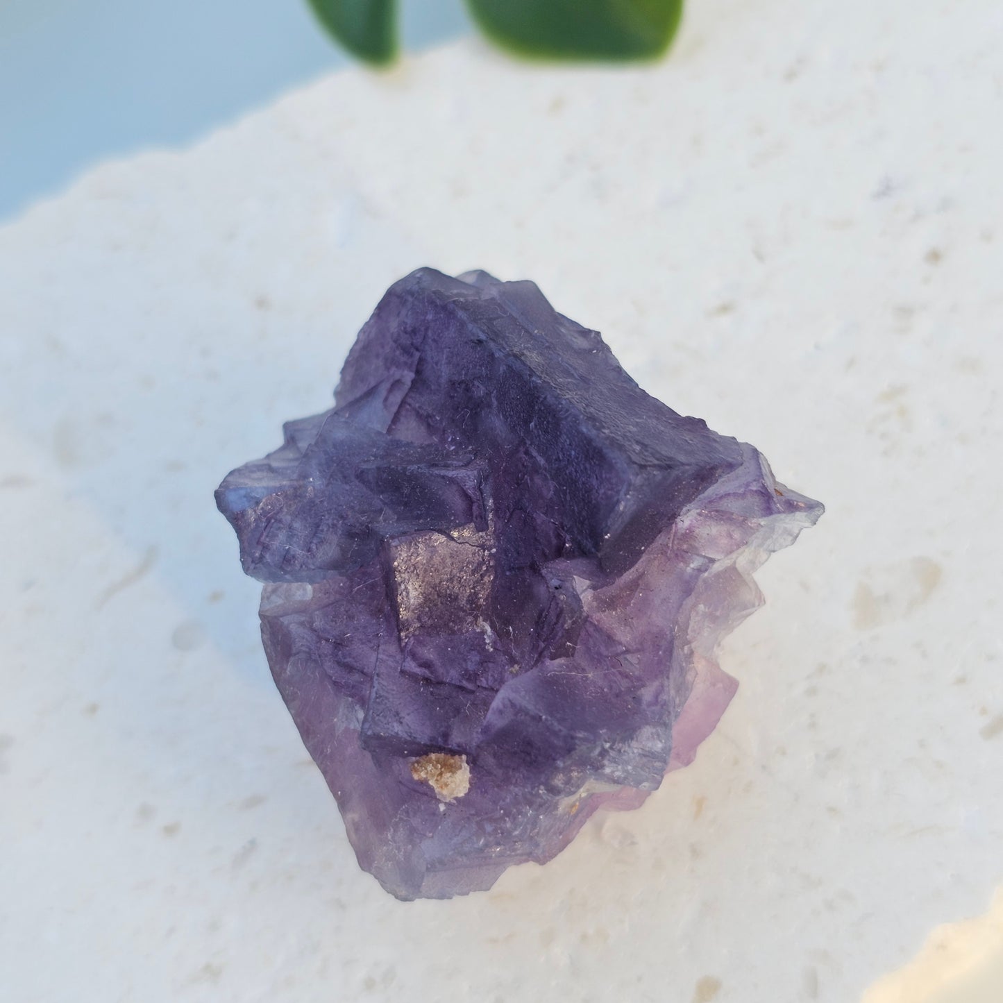 Raw Purple Fluorite Cluster Specimen | Xinjang, China