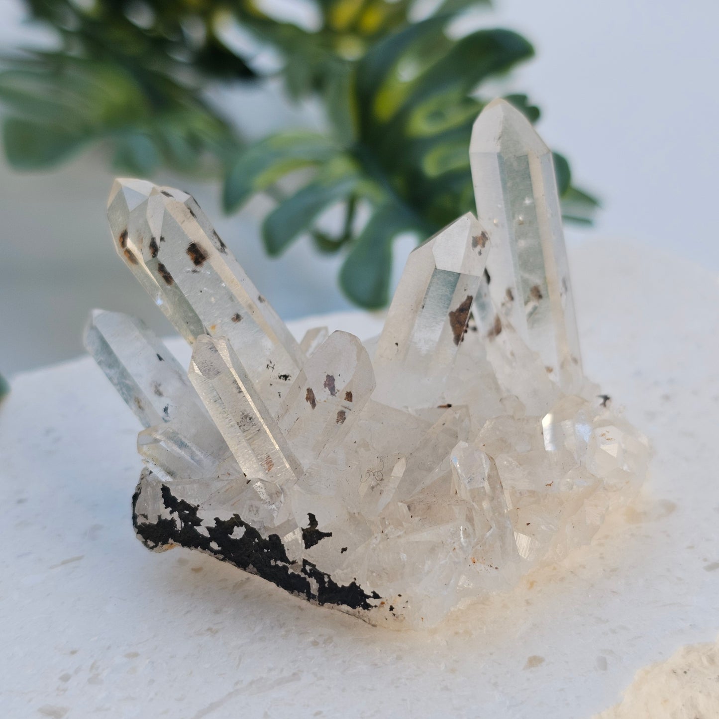 Quartz Cluster | Option A | Madagascar | Twin Crystal Formation