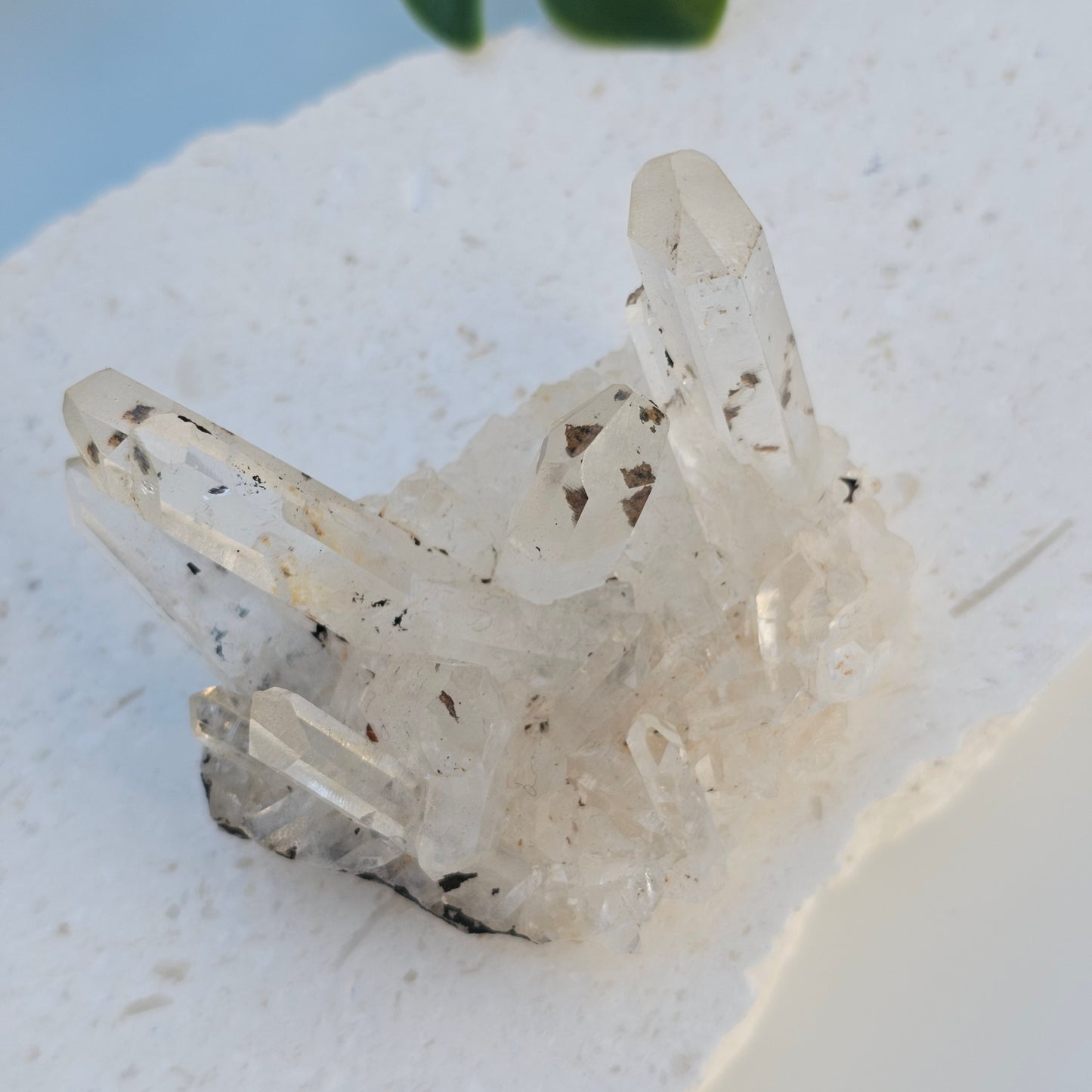 Quartz Cluster | Option A | Madagascar | Twin Crystal Formation