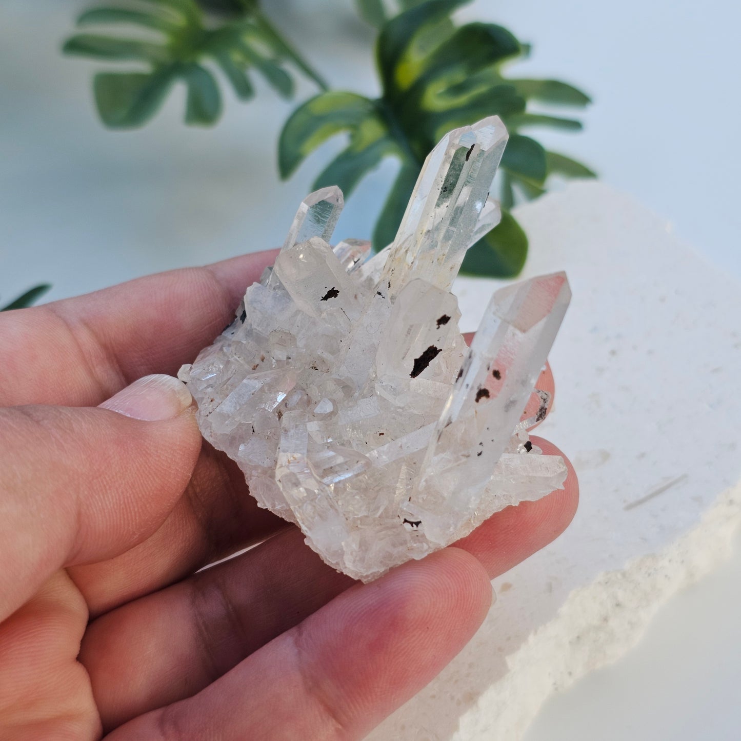 Quartz Cluster | Option A | Madagascar | Twin Crystal Formation