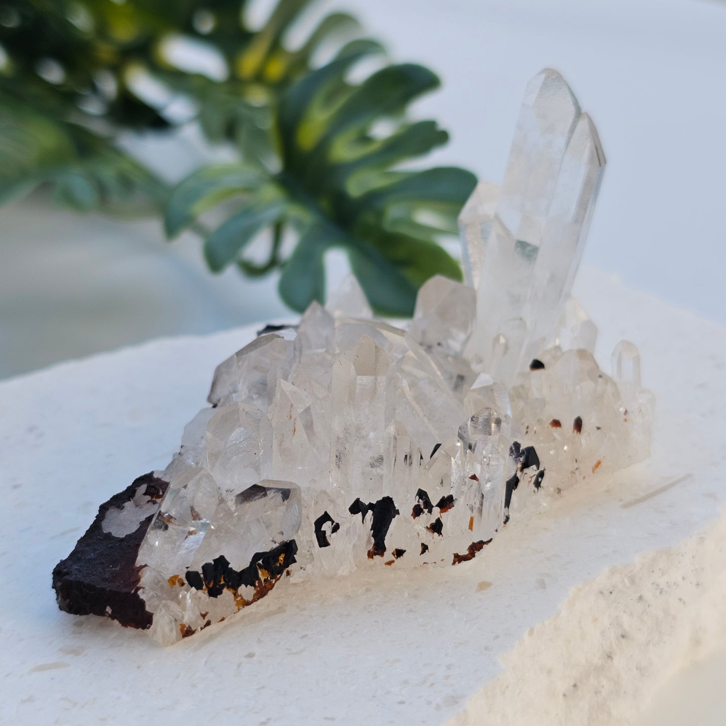 Quartz Cluster | Option B | Madagascar | Twin Crystal Formation