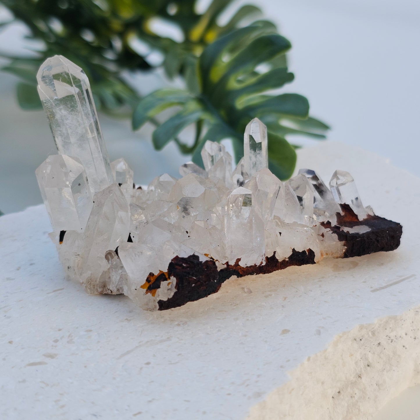 Quartz Cluster | Option B | Madagascar | Twin Crystal Formation