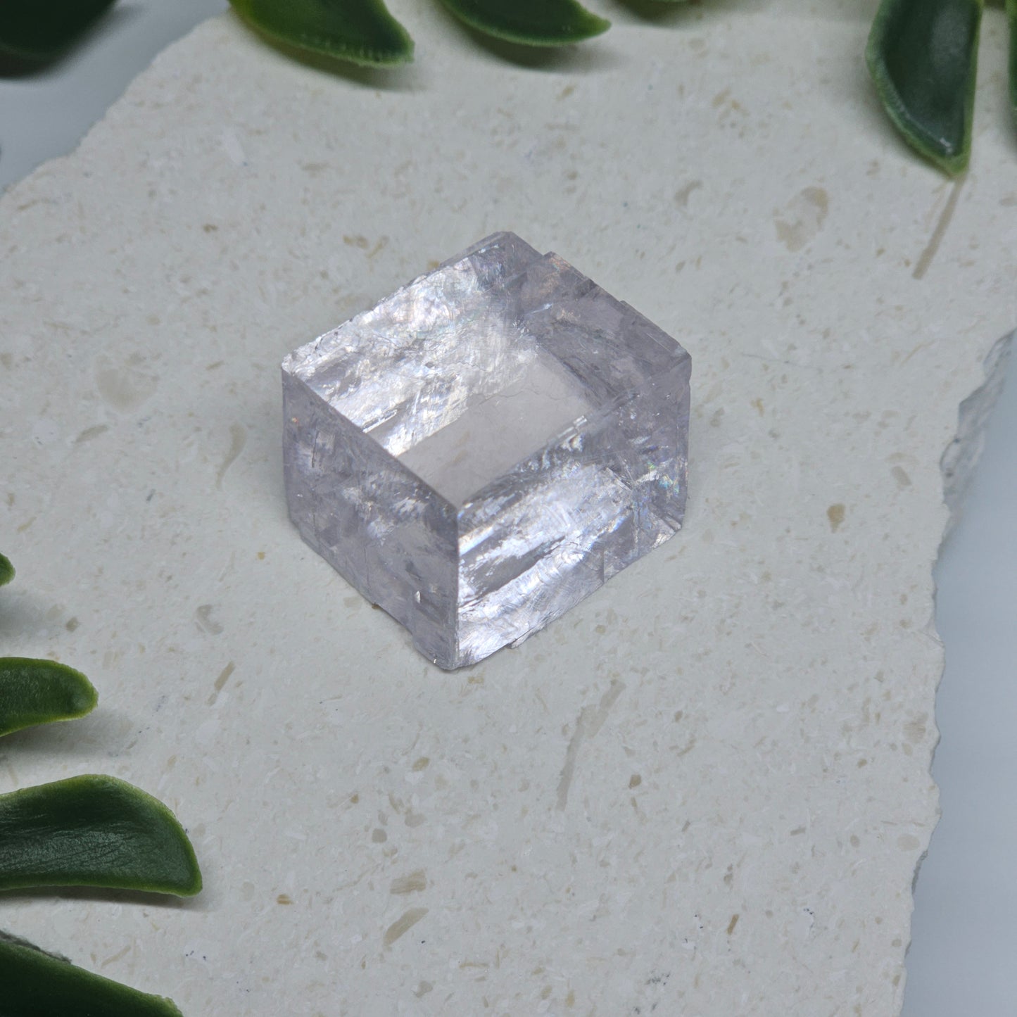 Lavender Optical Calcite | Madagascar Crystal Specimen | Option A