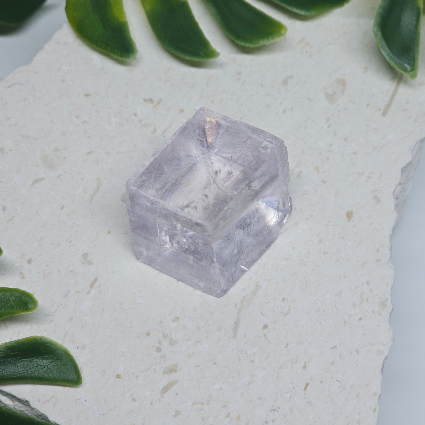 Lavender Optical Calcite | Madagascar Crystal Specimen | Option A