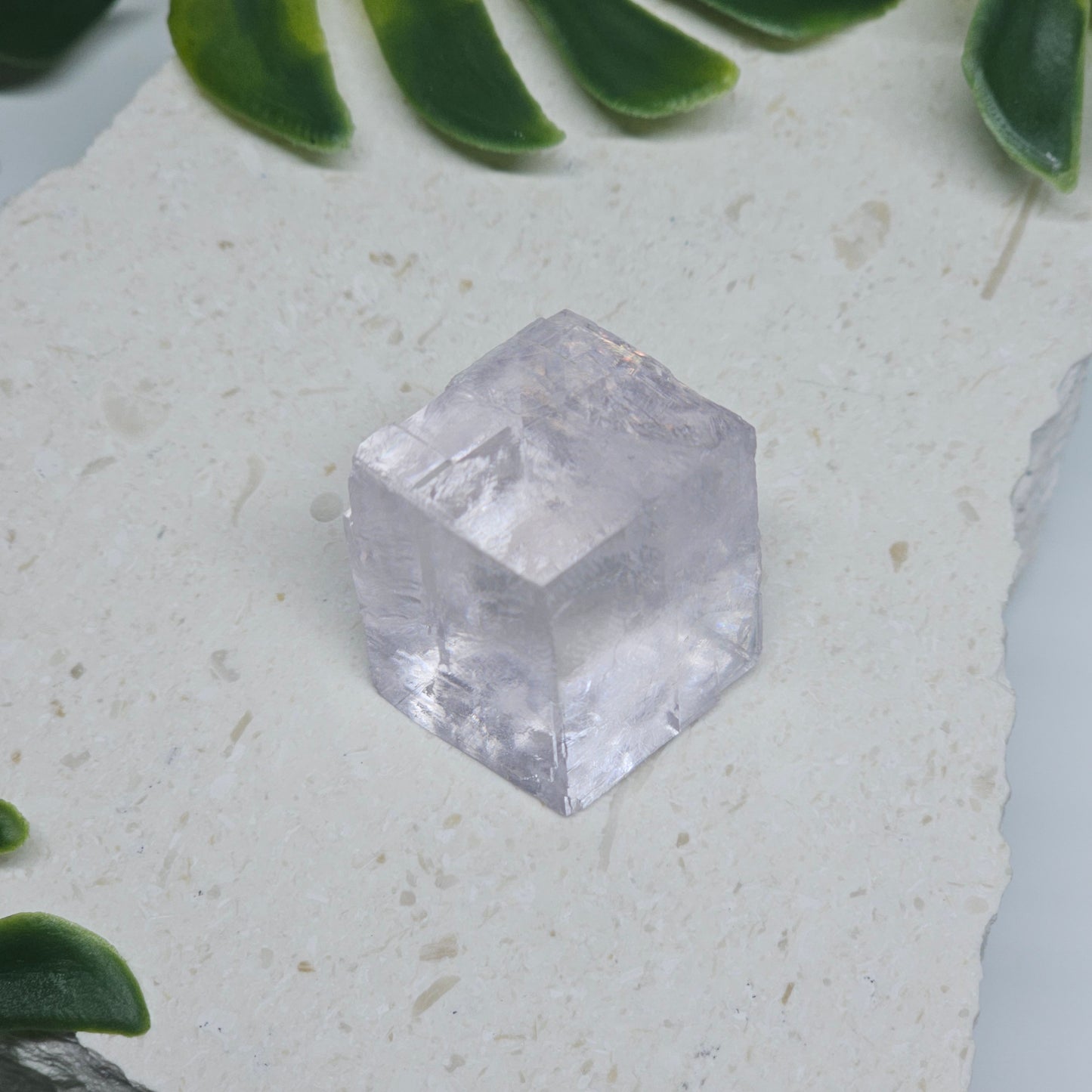 Lavender Optical Calcite | Madagascar Crystal Specimen | Option A