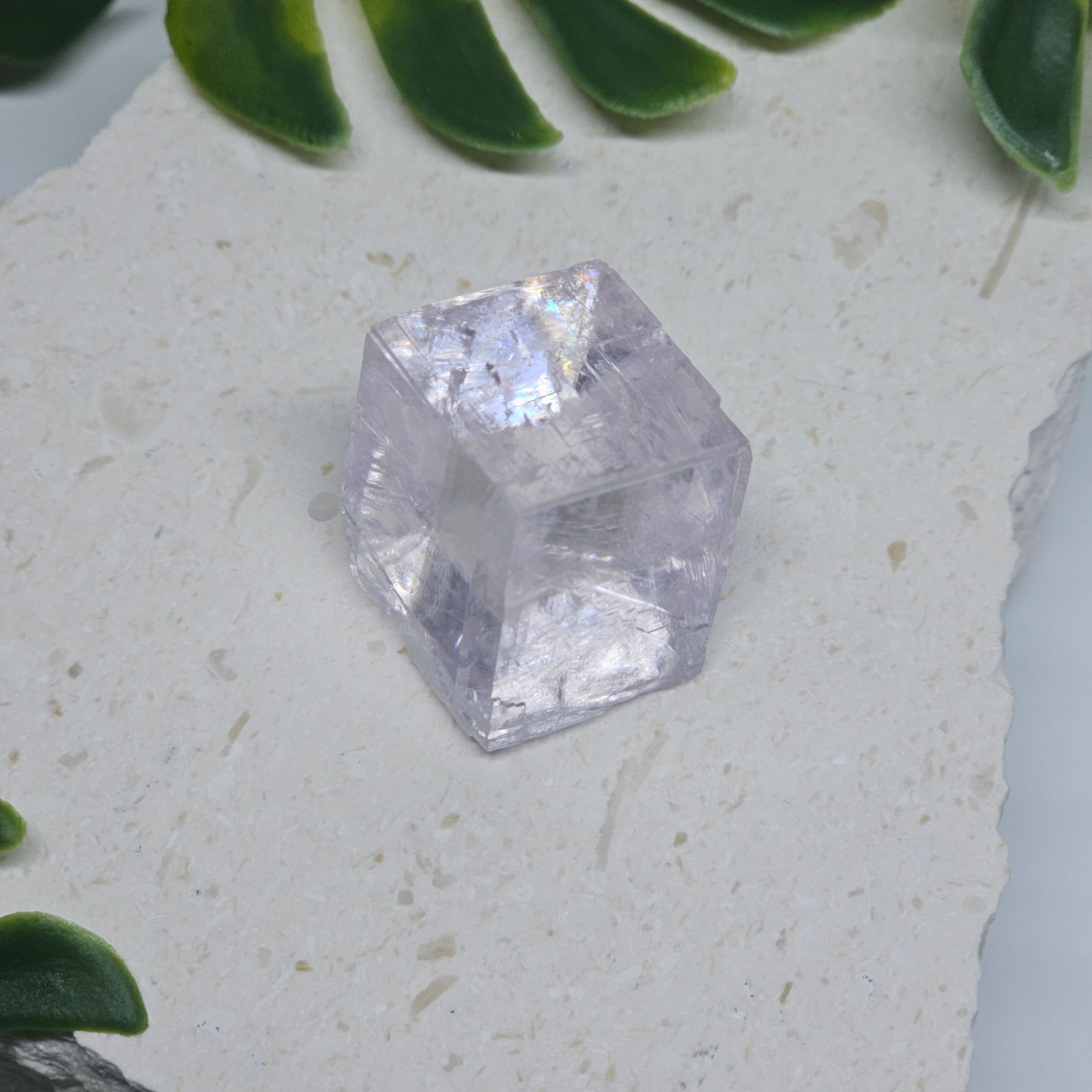 Lavender Optical Calcite | Madagascar Crystal Specimen | Option A
