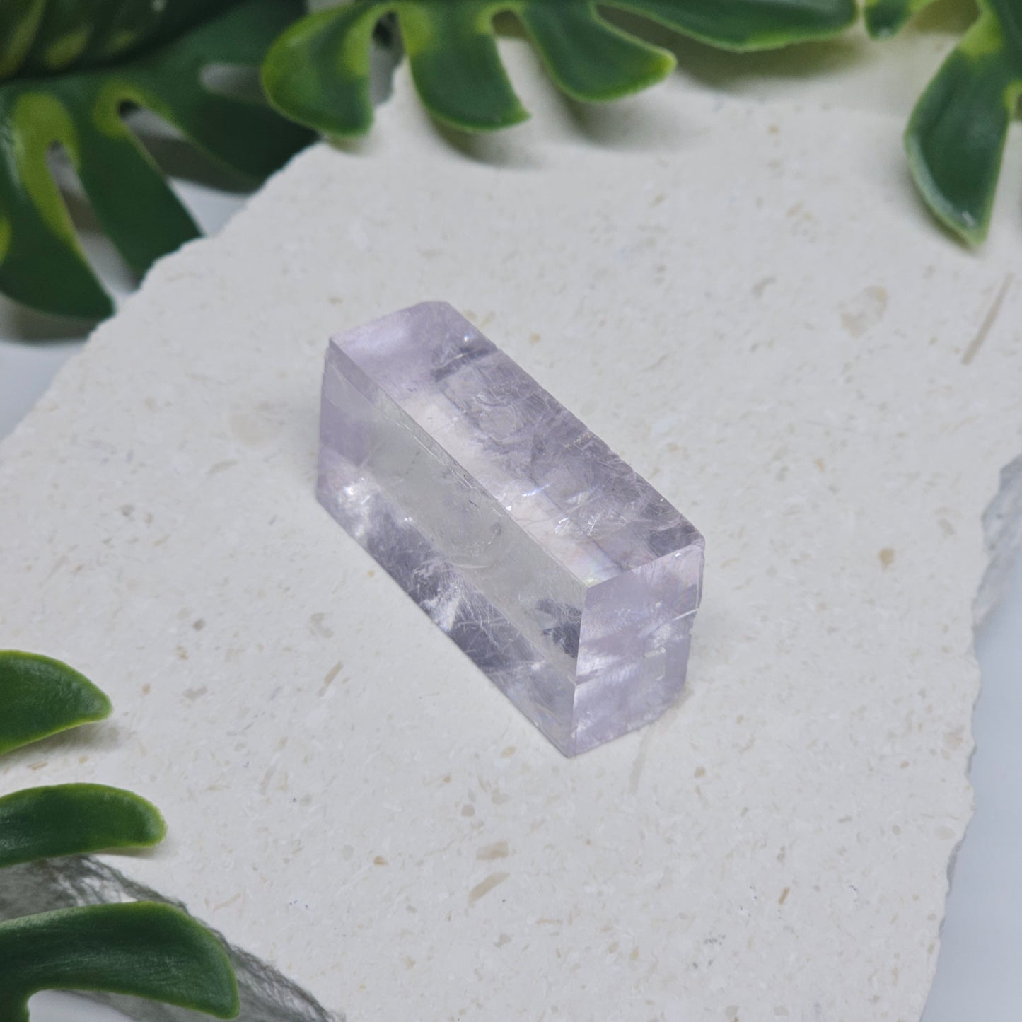 Lavender Optical Calcite | Madagascar Crystal Specimen | Option B