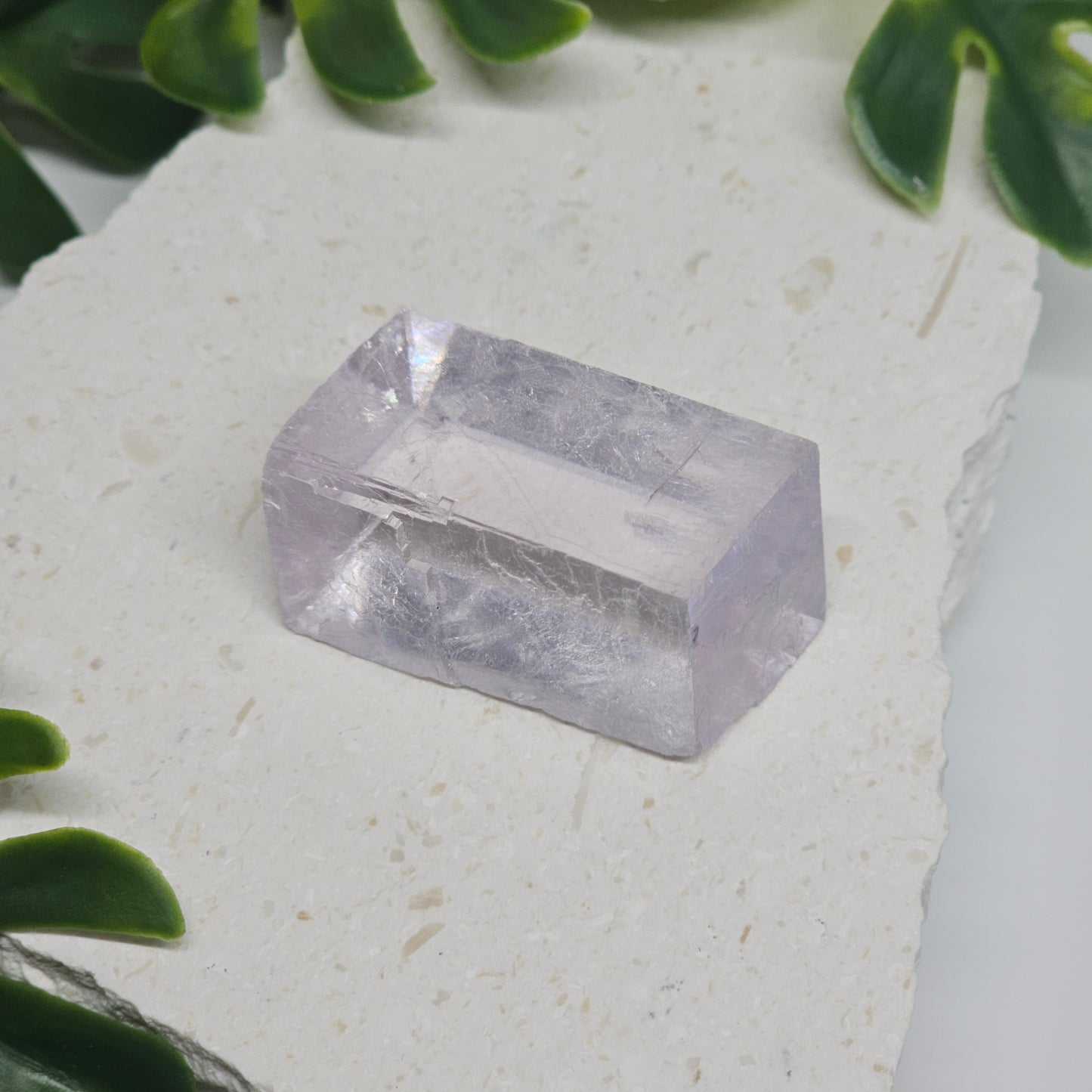 Lavender Optical Calcite | Madagascar Crystal Specimen | Option C