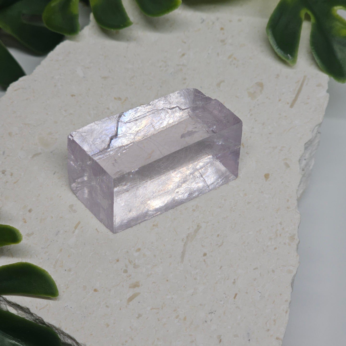 Lavender Optical Calcite | Madagascar Crystal Specimen | Option C