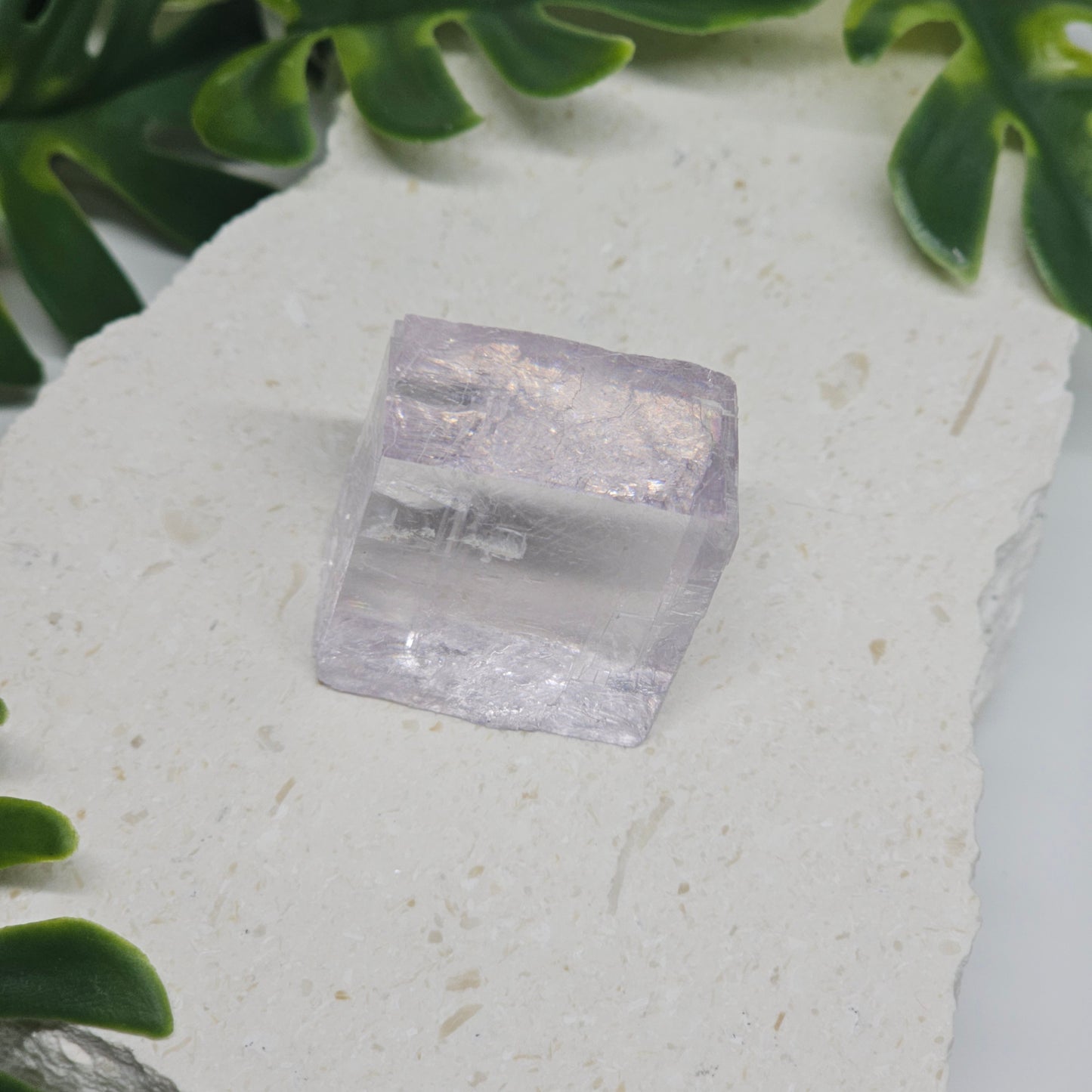 Lavender Optical Calcite | Madagascar Crystal Specimen | Option E