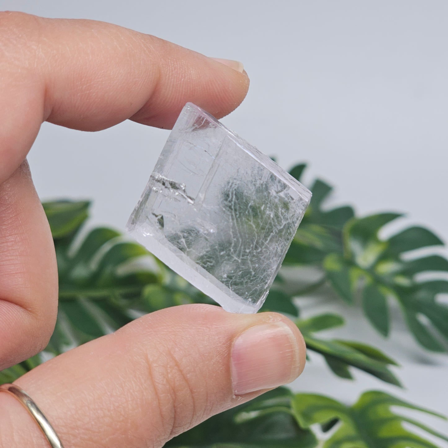 Lavender Optical Calcite | Madagascar Crystal Specimen | Option E