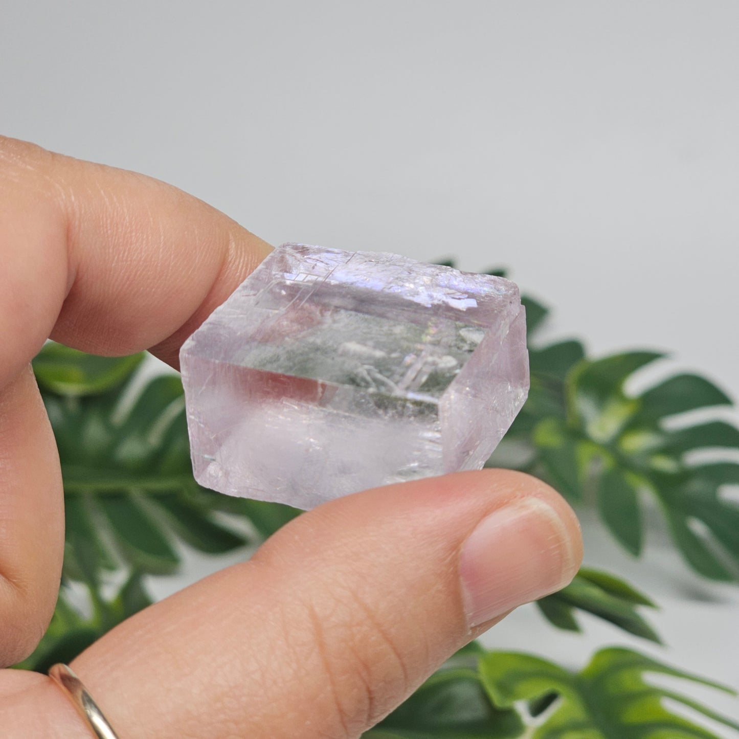 Lavender Optical Calcite | Madagascar Crystal Specimen | Option E