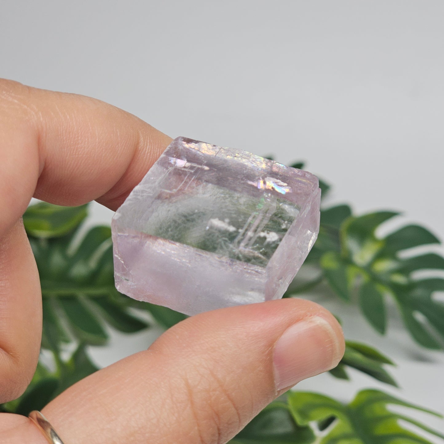 Lavender Optical Calcite | Madagascar Crystal Specimen | Option E