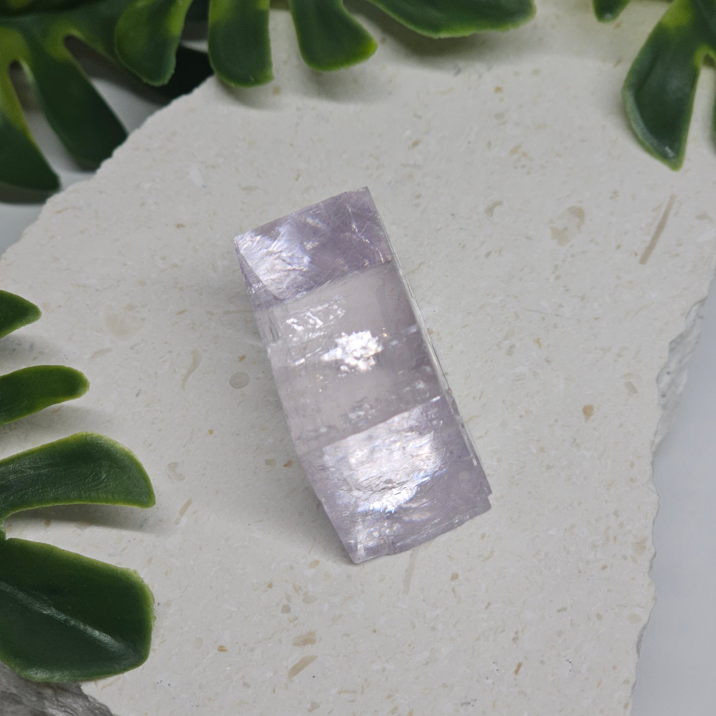 Lavender Optical Calcite | Madagascar Crystal Specimen | Option G