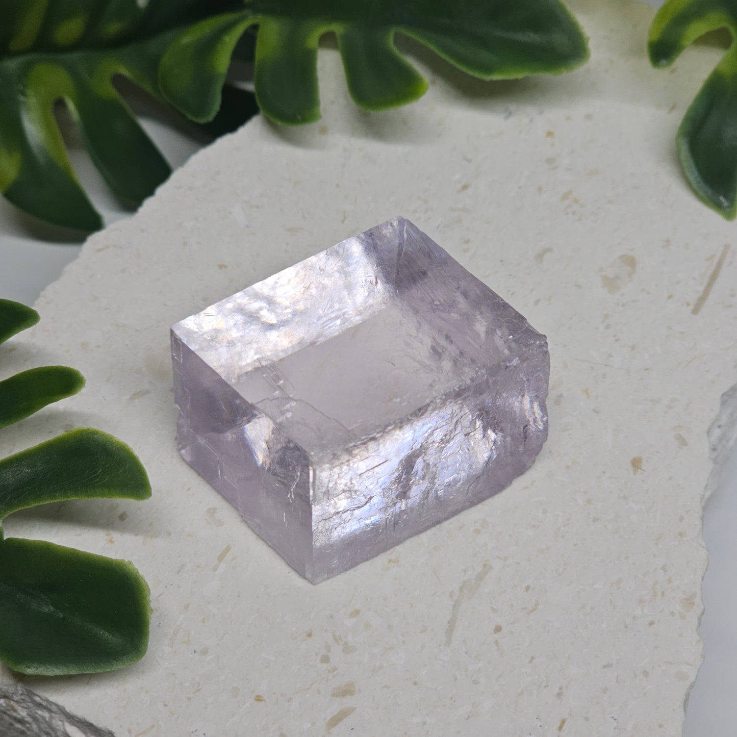 Lavender Optical Calcite | Madagascar Crystal Specimen | Option H