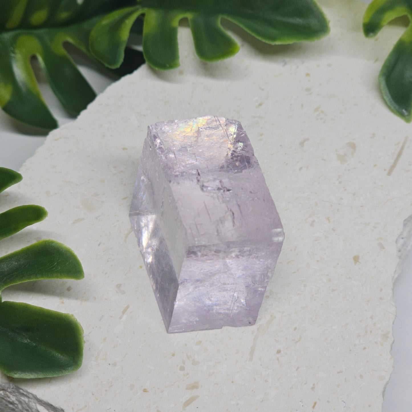 Lavender Optical Calcite | Madagascar Crystal Specimen | Option H