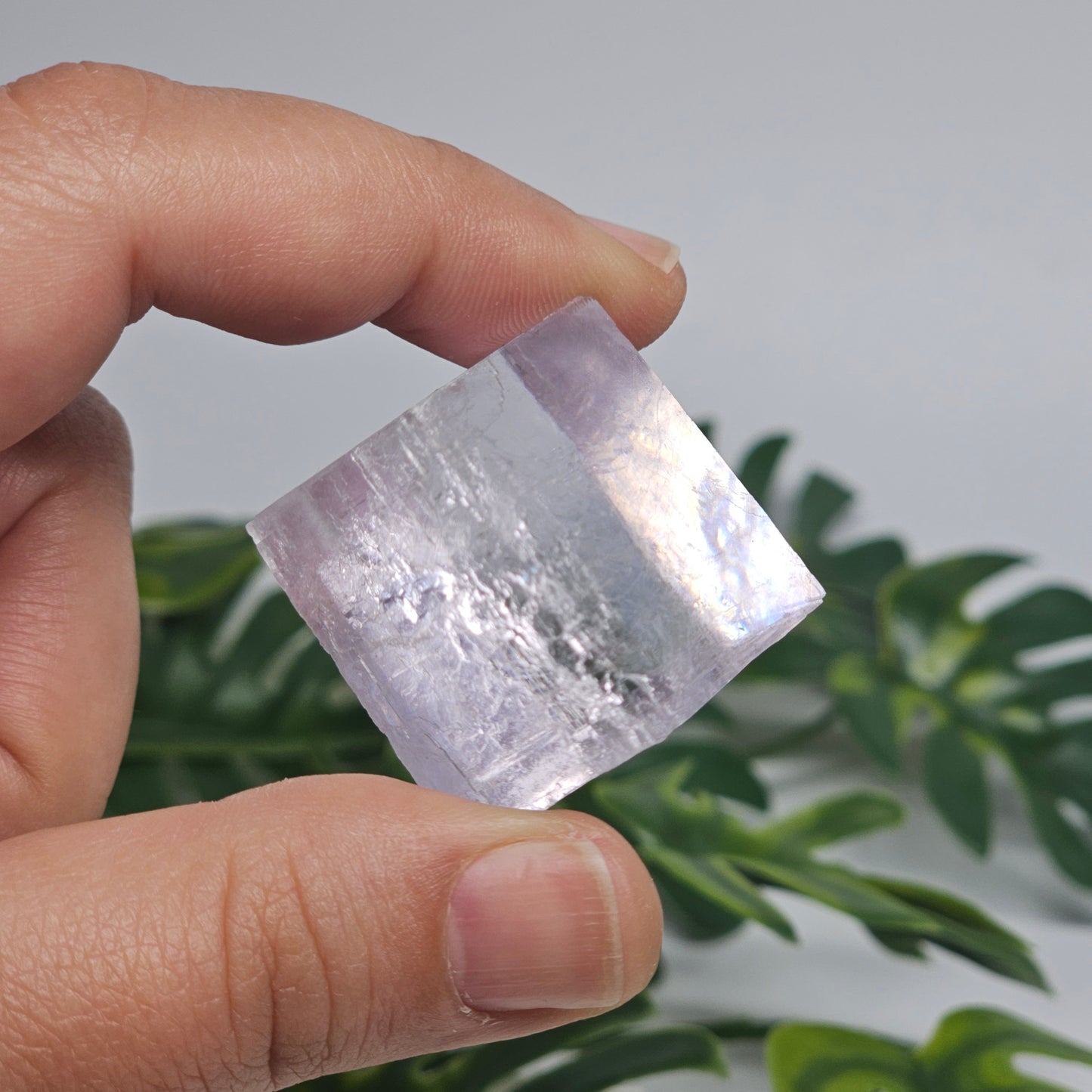 Lavender Optical Calcite | Madagascar Crystal Specimen | Option H