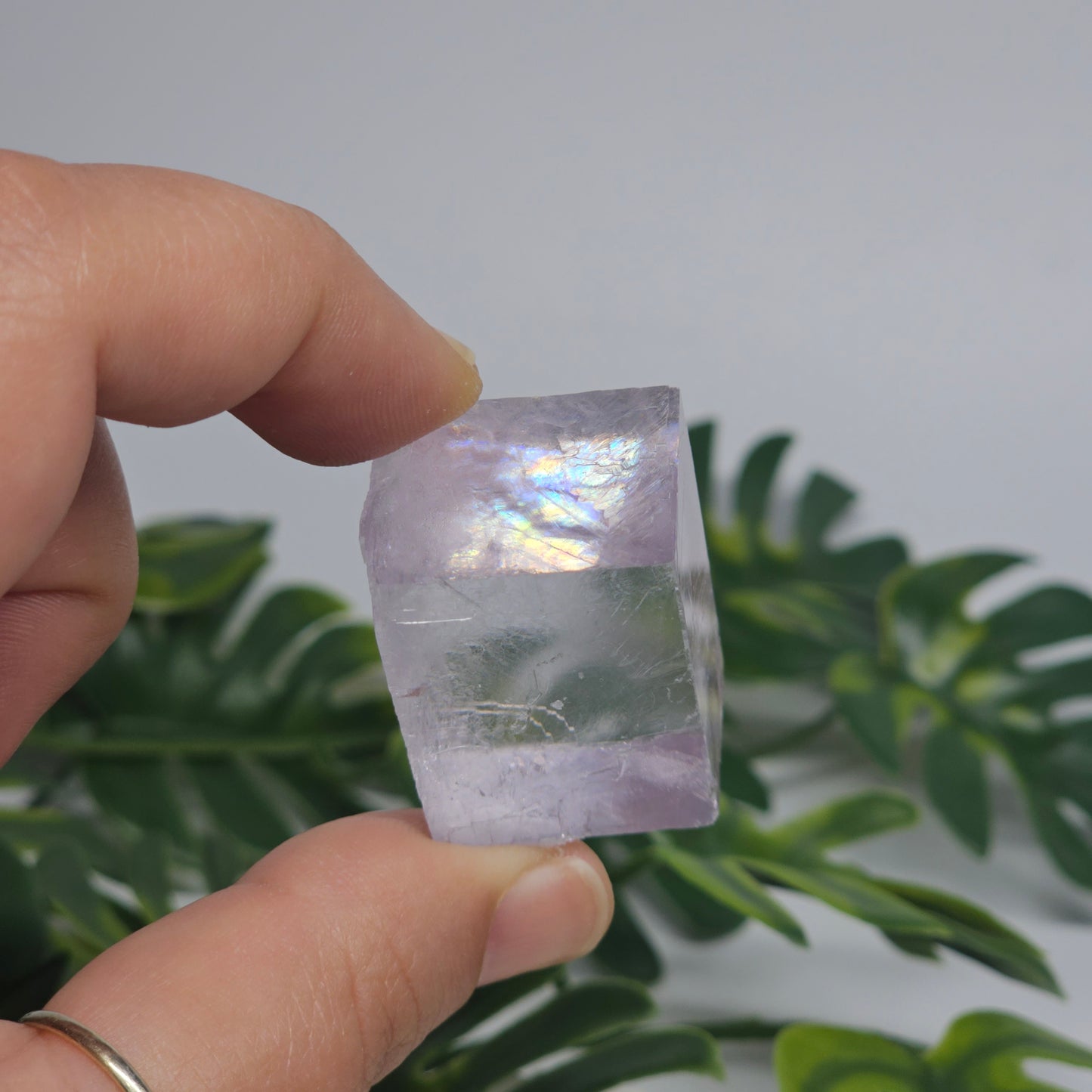 Lavender Optical Calcite | Madagascar Crystal Specimen | Option H
