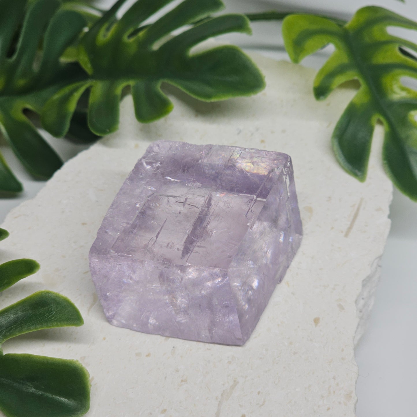 Lavender Optical Calcite | Madagascar Crystal Specimen | Option G