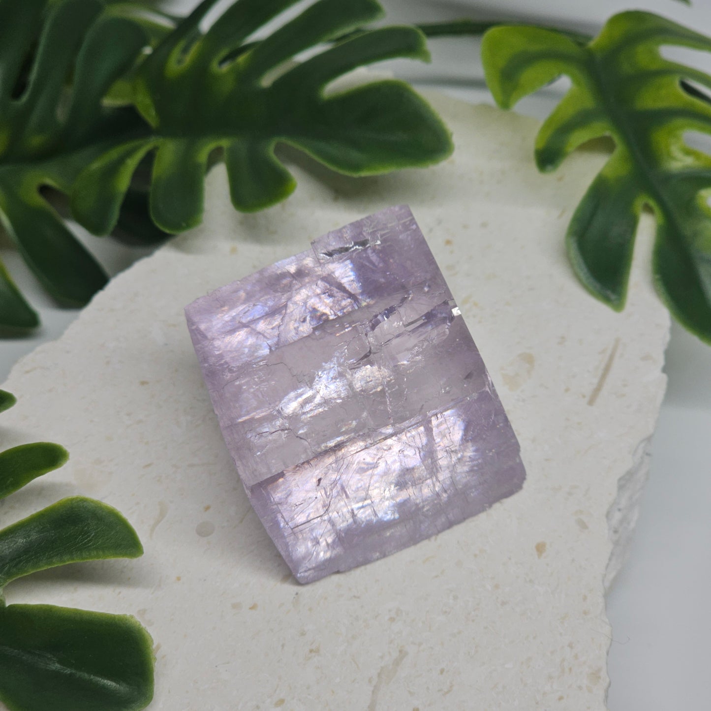Lavender Optical Calcite | Madagascar Crystal Specimen | Option G