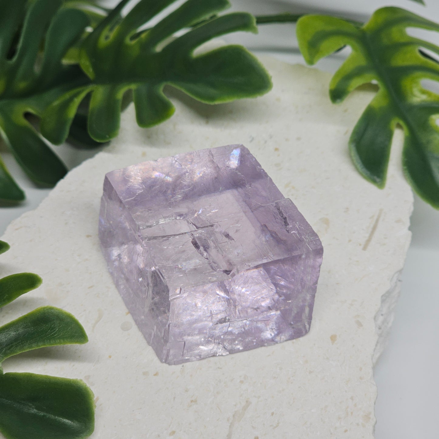 Lavender Optical Calcite | Madagascar Crystal Specimen | Option G