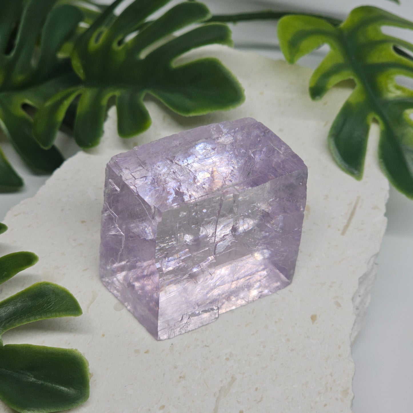 Lavender Optical Calcite | Madagascar Crystal Specimen | Option G