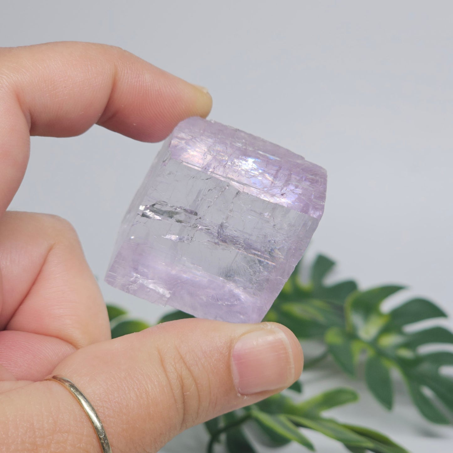 Lavender Optical Calcite | Madagascar Crystal Specimen | Option G