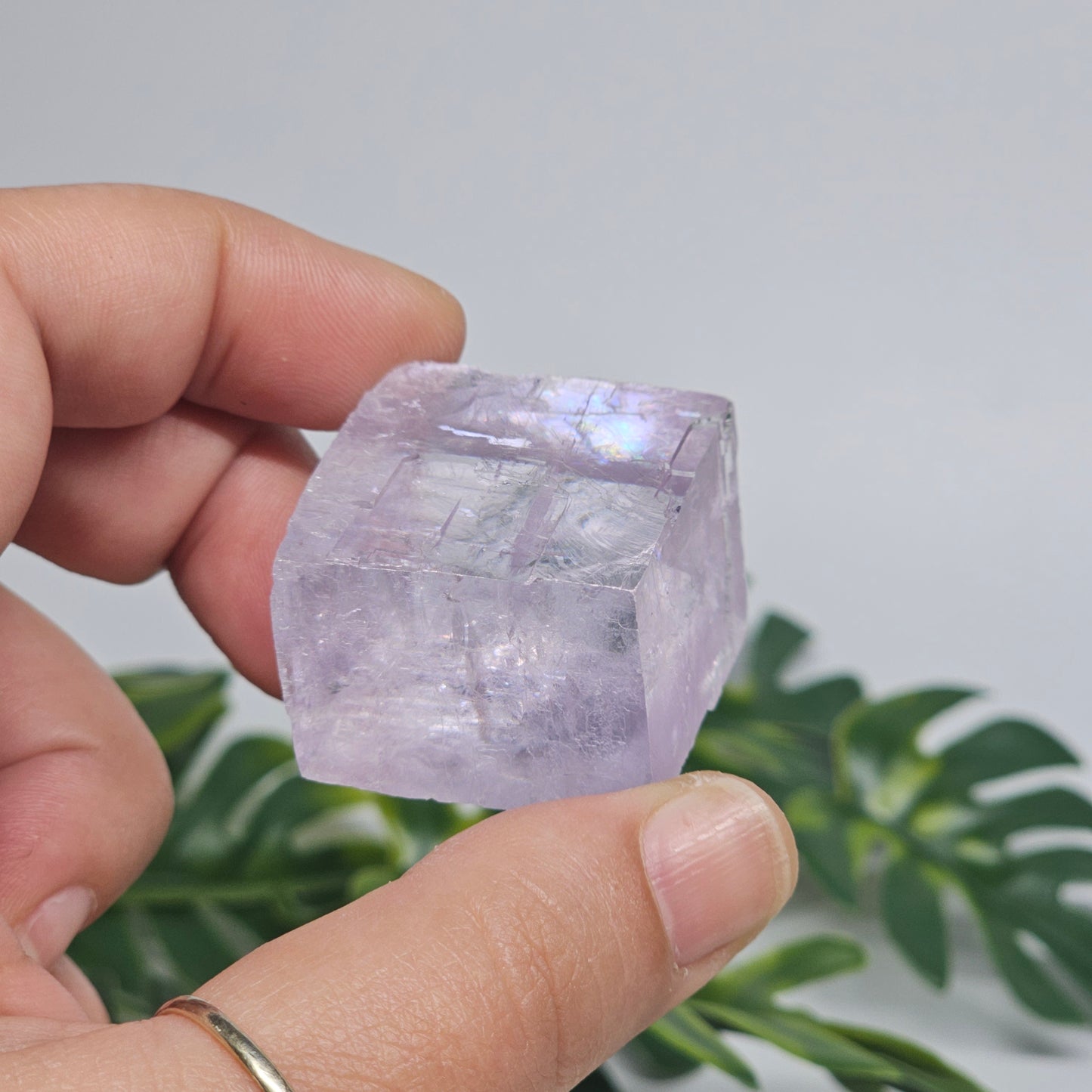 Lavender Optical Calcite | Madagascar Crystal Specimen | Option G