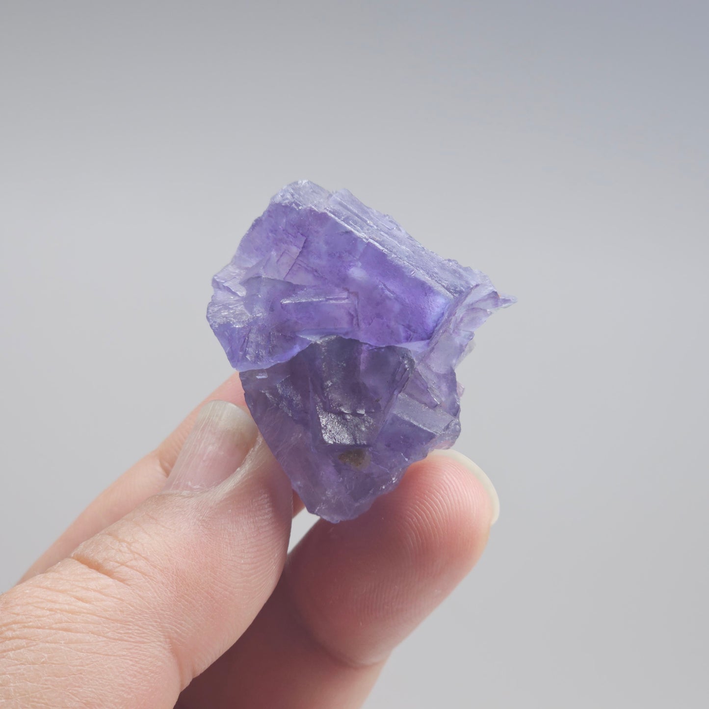 Raw Purple Fluorite Cluster Specimen | Xinjang, China