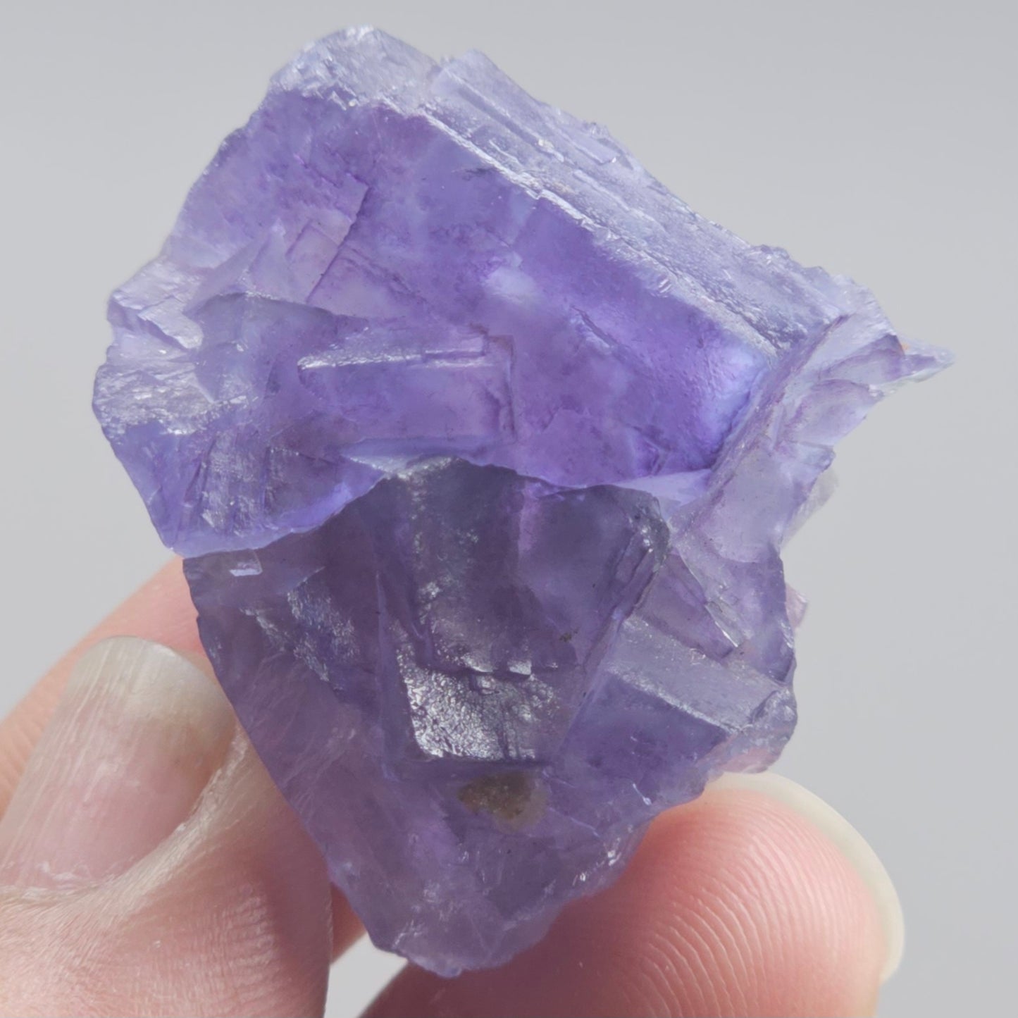 Raw Purple Fluorite Cluster Specimen