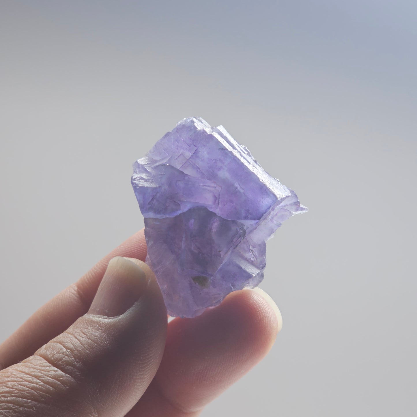 Raw Purple Fluorite Cluster Specimen | Xinjang, China