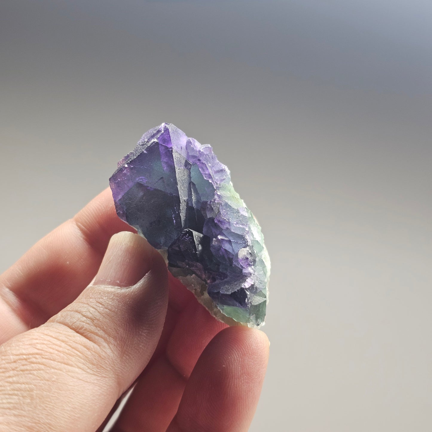 Raw Purple & Green Fluorite Cluster Specimen | Zhejiang, China