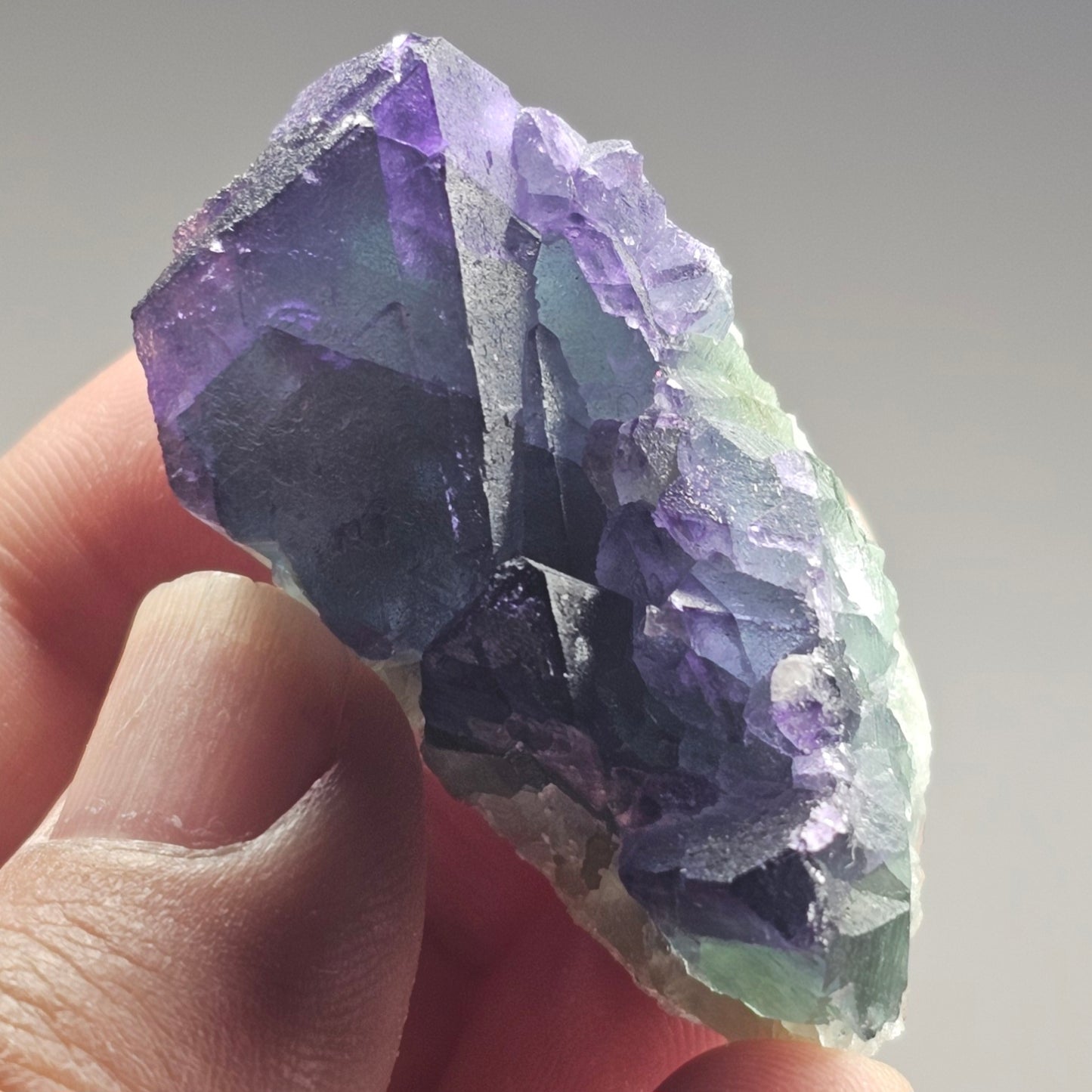 Raw Purple & Green Fluorite Cluster Specimen | Zhejiang, China