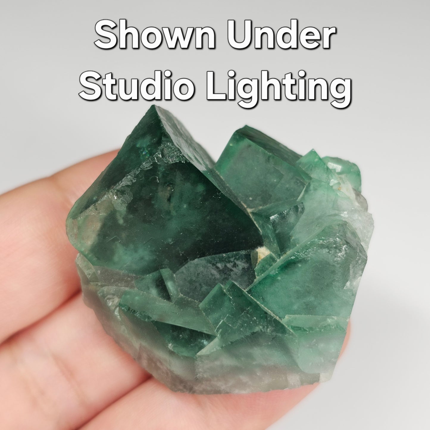Colour-Change Fluorite on Matrix | Specimen C | Green to Blue Daylight Fluorite | UV Reactive | Madagascar