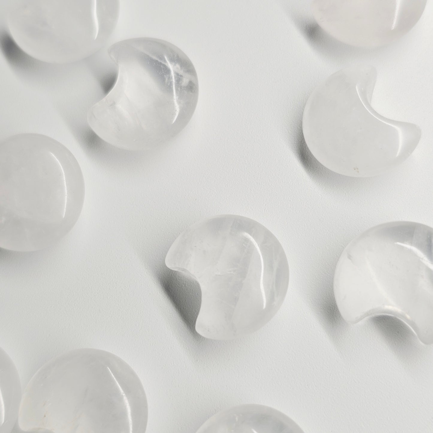 Mini Crescent Moon Carvings | Choose Your Crystal