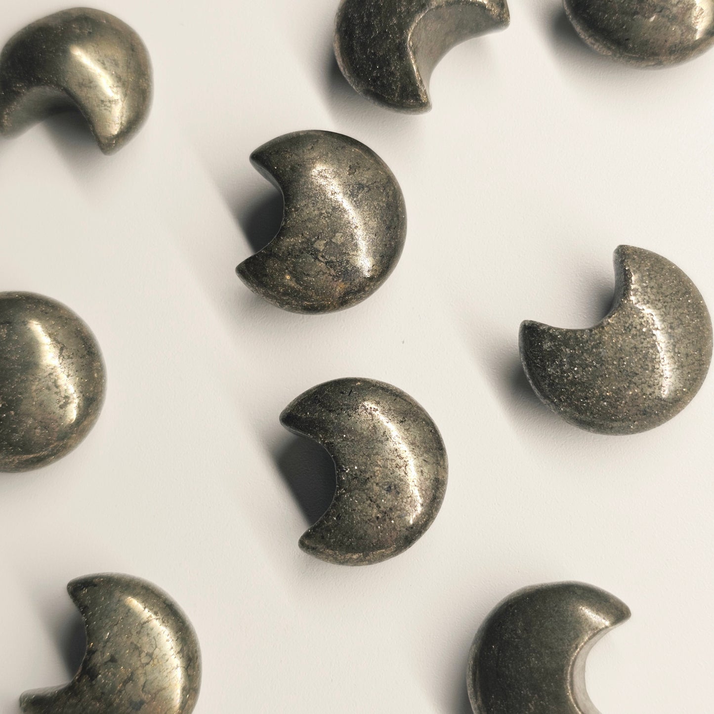 Mini Crescent Moon Carvings | Choose Your Crystal