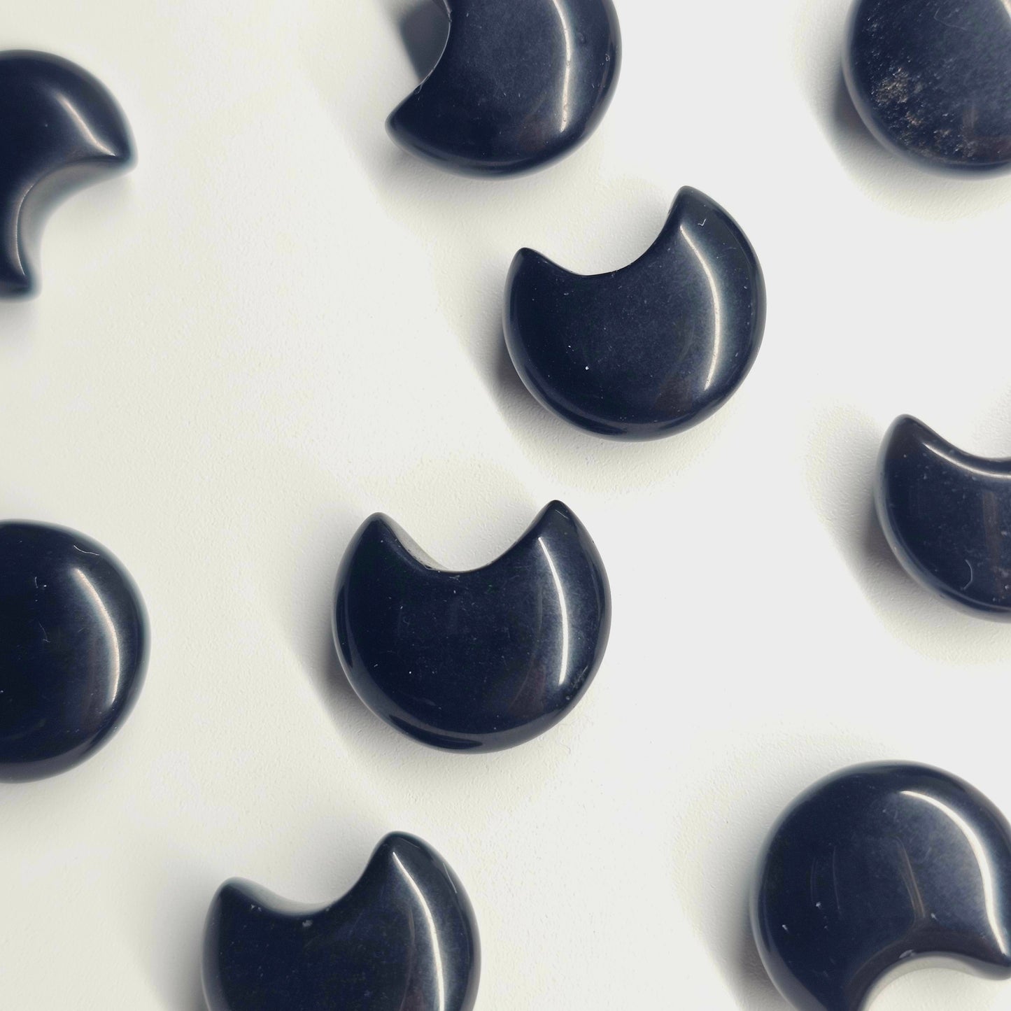 Mini Crescent Moon Carvings | Choose Your Crystal
