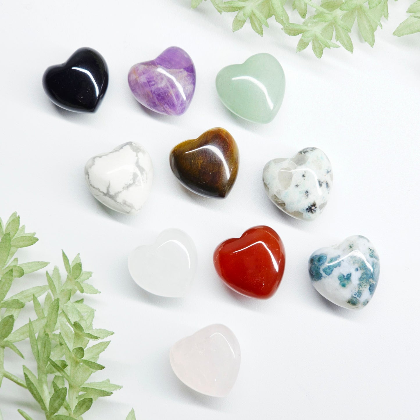 Mini Heart Carvings | Choose Your Crystal