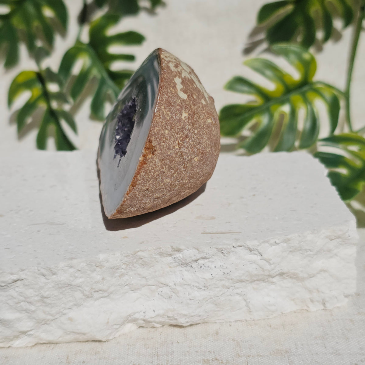Brazilian Agate Geode (M-A)