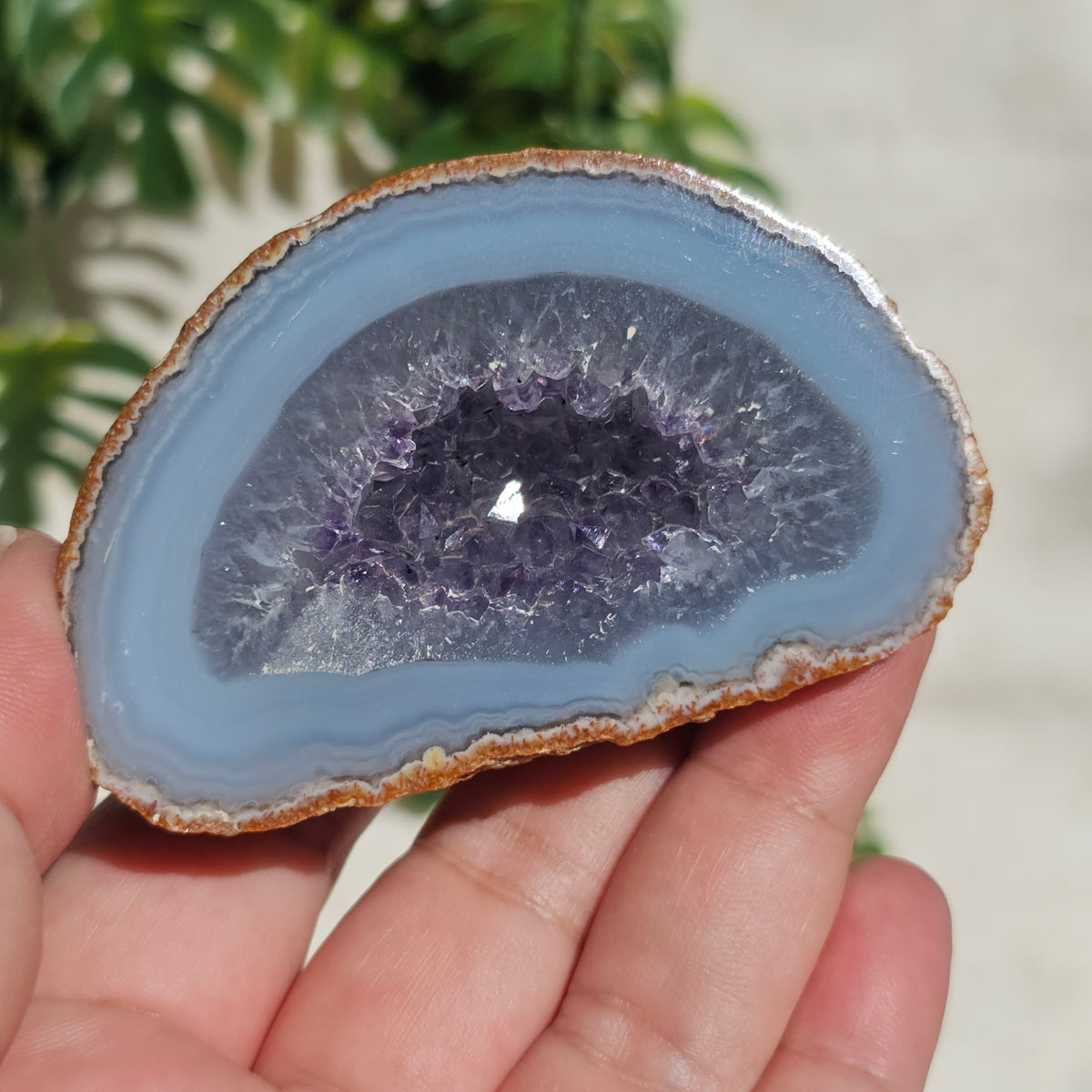 Brazilian Agate Geode (M-A)