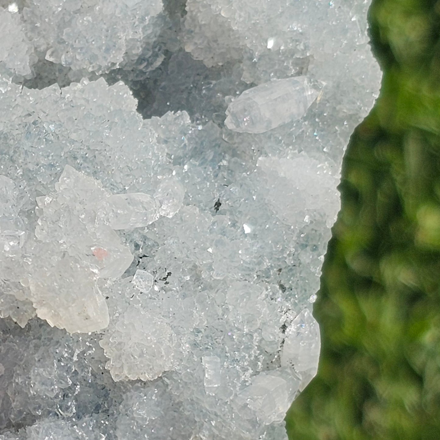 Blue Apophyllite with Double Terminated Points