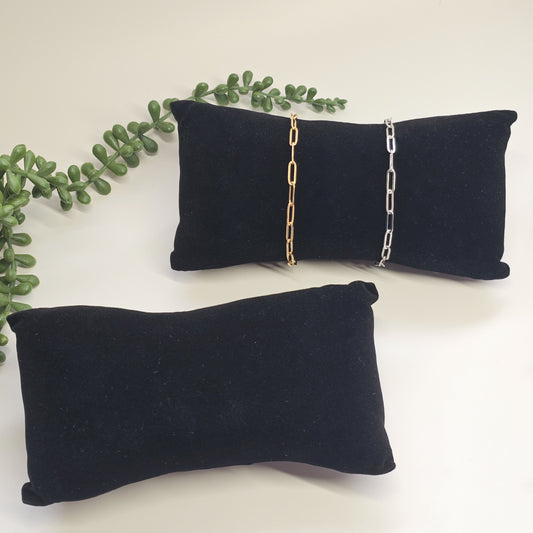 Black Velvet Jewellery Display Pillow